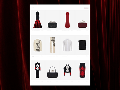 Alexander McQueen | Catalogue – Redesign Concept alexander mcqueen brand design branding company couturier design designer fashion figma homepage interface landing mcqueen redesign concept style ui uiux user interface web design website design