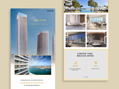 Brochure and Poster design | Emaar brochure design flyer graphic design poster