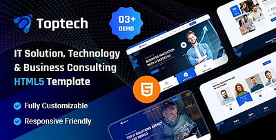 Toptech – IT Solution, Technology & Business Consulting HTML5 Te technology company