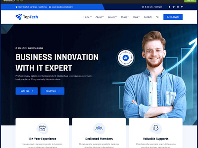 Toptech – IT Solution, Technology & Business Consulting HTML5 Te technology company