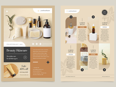 Beauty - Catalogue banner catagoue graphic design illustration