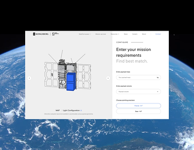 Nano Avionics Configurator 3d animation configurator configure design graphic design landing lithuania minimal motion graphics outer outer studio product product page ui ux uxui vilnius web website