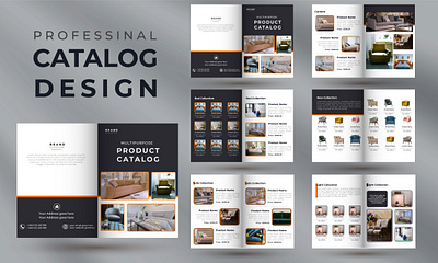 Catalogue - Furniture banner graphic design ilustrator marketing