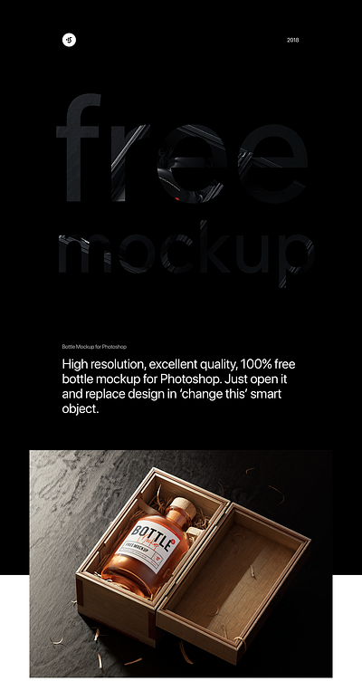 New Bottle Mockup branding design figma illustration ui uiux ux web design