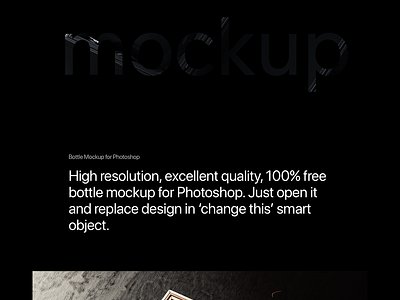 New Bottle Mockup branding design figma illustration ui uiux ux web design