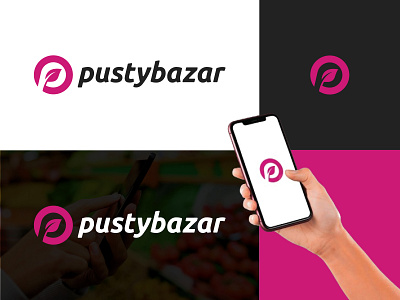 The project done for Pustybazar brandidentity branding cleandesign creativedesign design graphic design icon illustrator logo logoarts logomaker minimal mockups photoshop vector