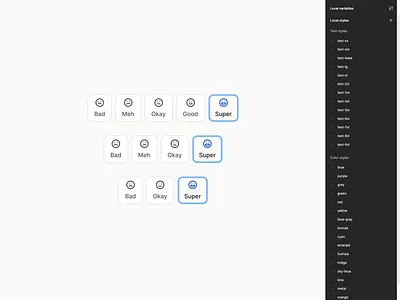 Testing the Feedback UI Component with Figma's AI ai branding design design system feedback figma figma ui kit interface ui ui kit ux