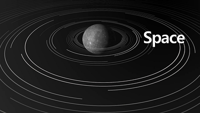 space motion graphics