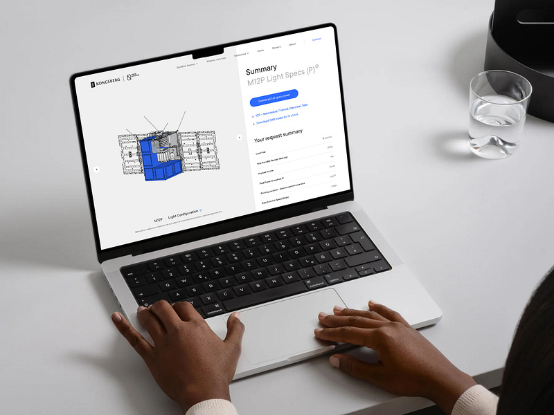 Nano Avionics configurator design graphic design landing lithuania minimal outer outer studio product product page ui ux uxui vilnius web web design website