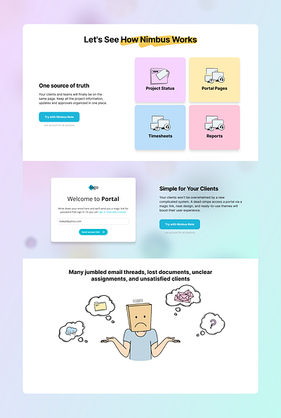 Landing Page Design about page componend design design system desktop gradient home page landing page layout typography ui ui design ui kit ux web web design website website design