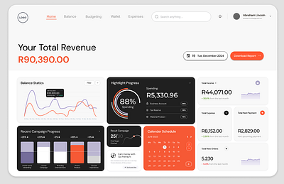 Finance Dashboard UX branding dashboard design graphic design ux web design web development
