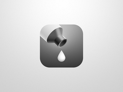 Cosmetic App Icon app app store beauty branding cosmetic cream design drop health icon icon design illustration