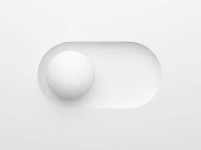 3D Toggle Switch By Blender ⚡️ 3d animation motion graphics ui