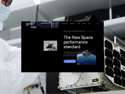 Nano Avionics website design animation design graphic design home page juste landing motion graphics navickaite ui ux uxui web design website