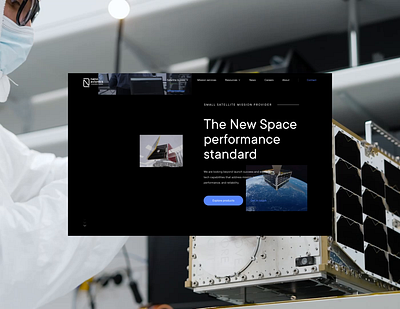 Nano Avionics website design animation design graphic design home page juste landing motion graphics navickaite ui ux uxui web design website