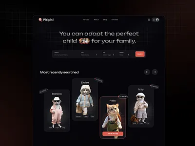 E-commerce Web Design animal branding cat e commerce ecommerce figma graphic design landing page mobile app pet shop pet website product design ui uı ux web design