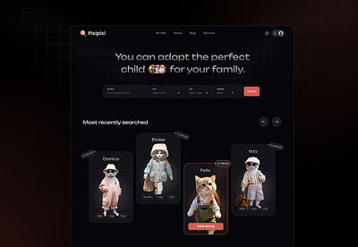 E-commerce Web Design animal branding cat e commerce ecommerce figma graphic design landing page mobile app pet shop pet website product design ui uı ux web design