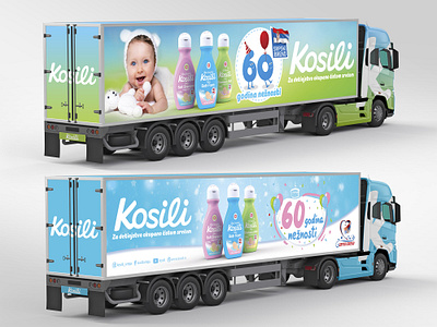Kosili - truck branding branding graphic design truck branding vehicle vehicle branding