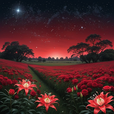 Red-Flower-Field