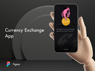 Currency Exchange App UIUX Design appdesign design designer graphic designer metafic mobileapp ui ux website