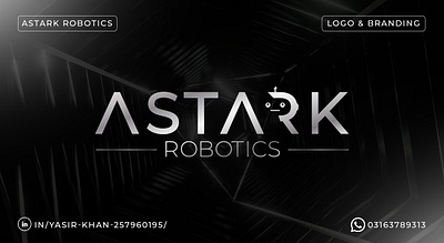 ASTARK ROBOTICS BRANDING branding graphic design logo presentaion