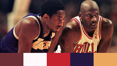 Concept Kobe and Michael graphic design