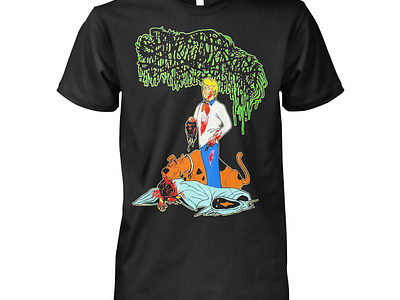 Sanguisugabogg Fred X Scooby Doo Shirt design illustration