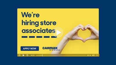 CarMax Hiring Campaign graphic design motion graphics