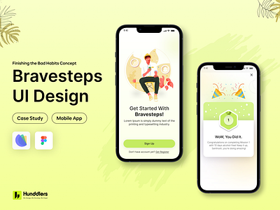 Bravesteps - wellness app ui design app deisgn app ui app ui design fitness app mockup ui design ui ux uiux wellness wellness app wellness app ui