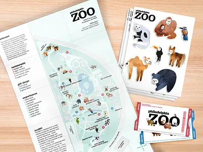 Philadelphia Zoo Branding branding graphic design