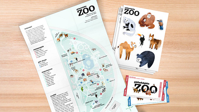 Philadelphia Zoo Branding branding graphic design