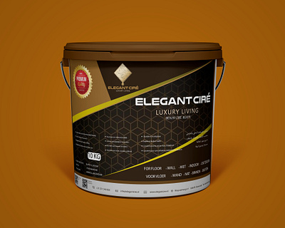 Paint bucket design 3d mockup design of bucket branding brown background design bucket design designing elegant cire bucket expert designer graphic design illustrator logo luxury bucket design luxury paint bucket design paint bucket