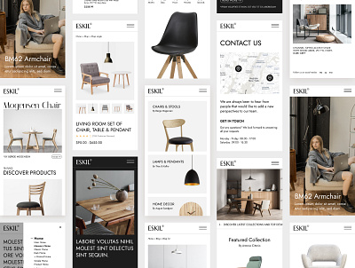 Eskil - Furniture Store Theme clean design e commerce furniture minimal mobile modern responsive shop theme ui ux woocommerce wordpress