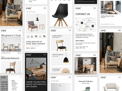 Eskil - Furniture Store Theme clean design e commerce furniture minimal mobile modern responsive shop theme ui ux woocommerce wordpress