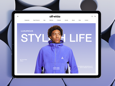 Off-White: A Luxury E-commerce Website Design checkout ecommerce ux design
