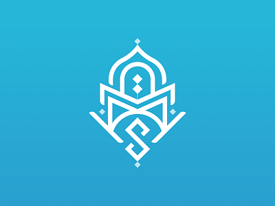 Logo - Mutiara Sunnah Mosque application branding design flat graphic design illustration logo modern ui