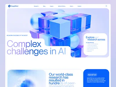 Google DeepMind blue creative gradient innovation magic tech technology