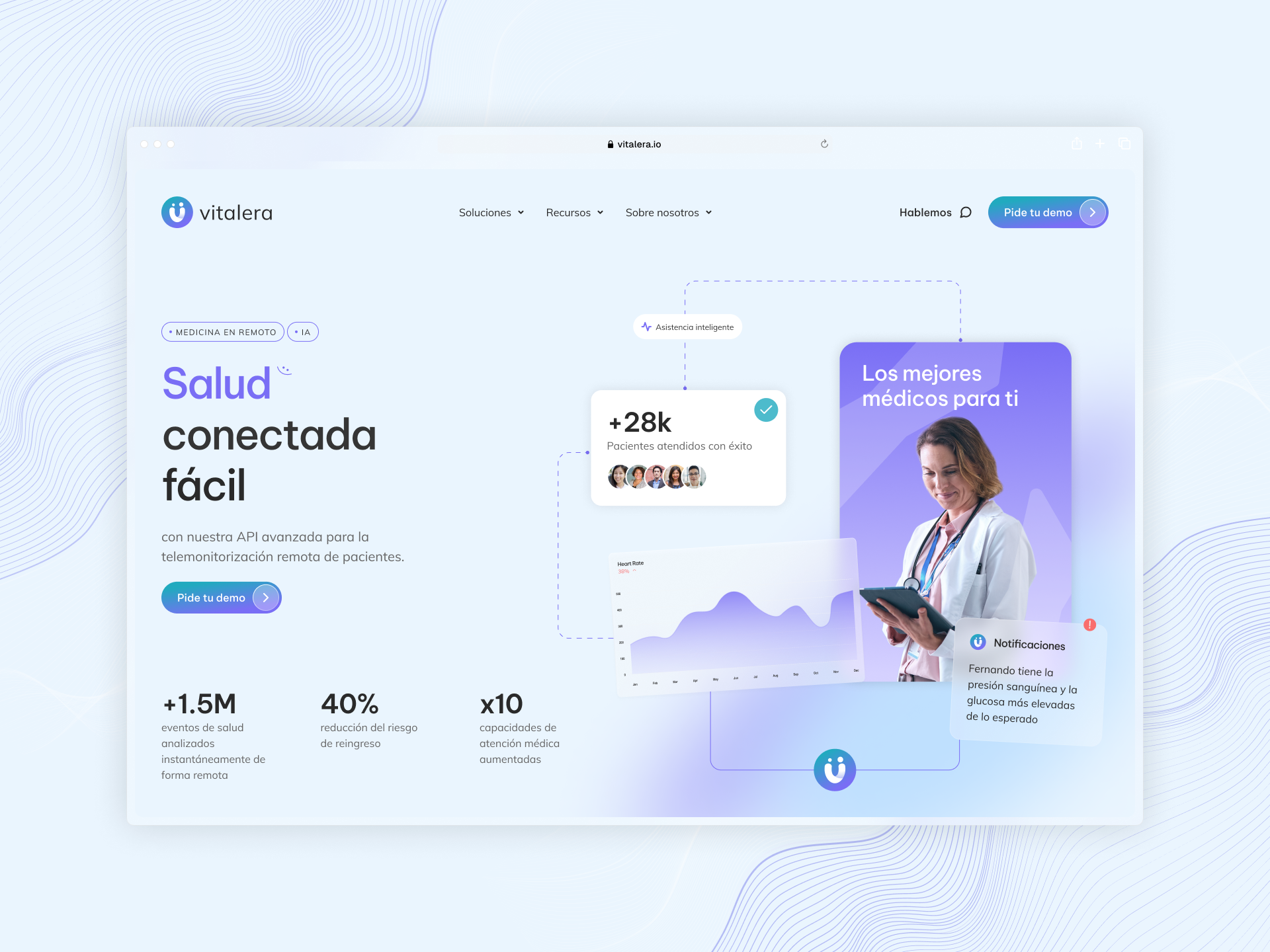 Vitalera beforeVSafter ai api branding health health api ui ux vitalera web design webflow