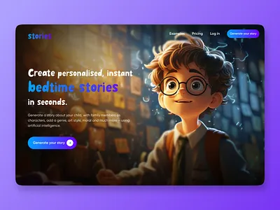 AI Bed Time Stories Generator ai artifical intelligence kids story story generator
