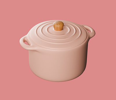 3D pot icon 3d 3d icon 3d pot icon animation baking chef design graphic design icon illustration kitchen pot ui