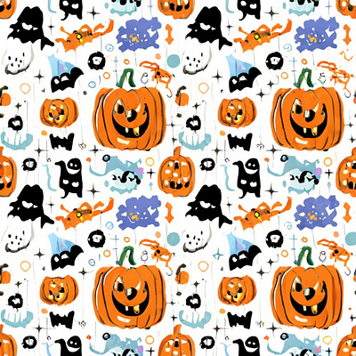 Halloween pattern graphic design halloween halloween pattern illustration pattern design vector