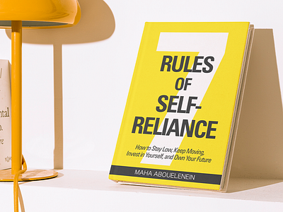 7 Rules of Self-Reliance - Book Cover Design art book cover book cover design brand design branding cover art design graphic design packaging design typography
