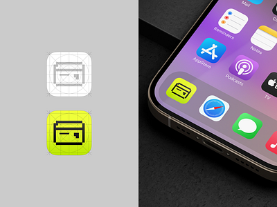 AppStore logo/icon (Bnb-online banking app branding cash concept logo mobile app mobile banking shot ui ui ux wallet