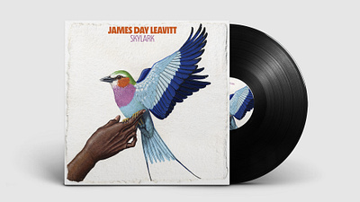 James Day Leavitt "Skylark" LP casette casssette cd corporate identity graphic design indie maine music packaging record tokyo type type design vinyl wordshape