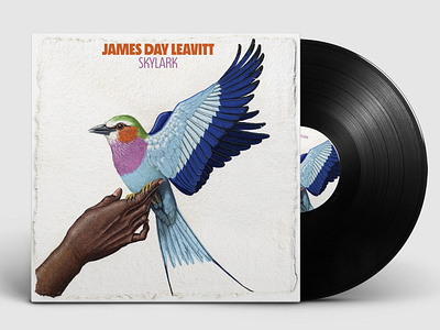 James Day Leavitt "Skylark" LP casette casssette cd corporate identity graphic design indie maine music packaging record tokyo type type design vinyl wordshape