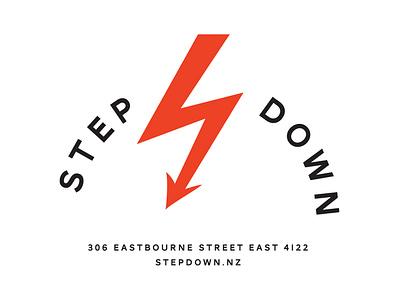 Stepdown art ci color contemporary art corporate identity exhibition gallery new zealand tokyo type wordshape