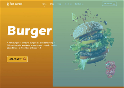 fast burger design animation branding graphic design logo motion graphics ui