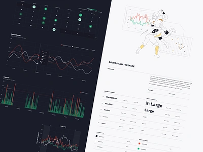 Biocore - Impact data analysis platform, Data Visualisation athlete safety bar chart biomechanical readings dark mode dashboard data analysis platform data visualization heat map impact data injury prevention line chart researcher sport sports safety sports technology statistics style guide table web app white label software