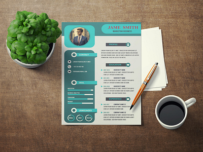 Resume Design branding graphic design motion graphics