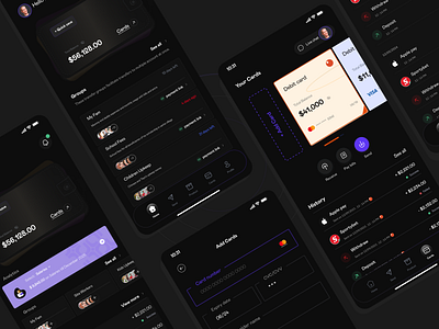 The best fintech UI App Design app branding design graphic design illustration logo ui ux uxdesign vector